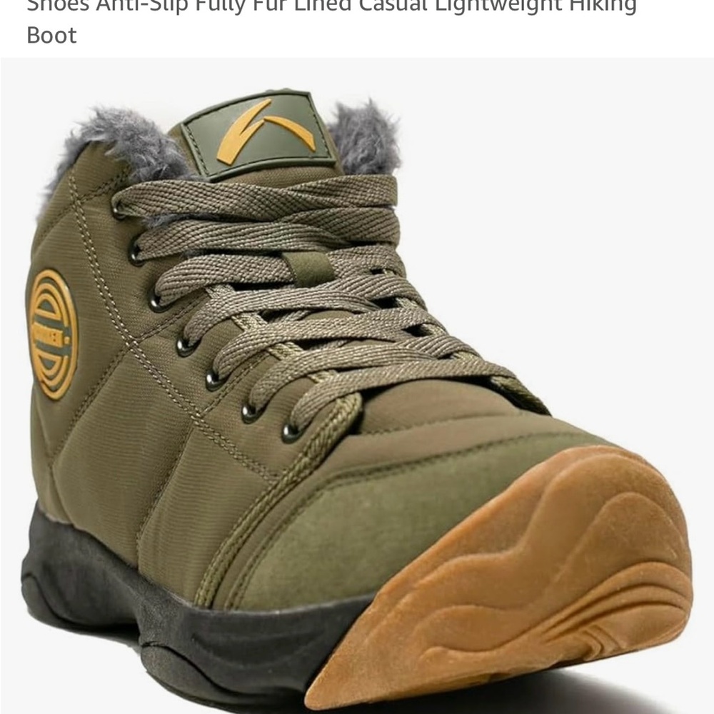 Men's Green Hiking Boots